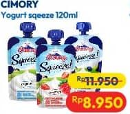 Promo Harga Cimory Squeeze Yogurt 120 gr - Hypermart