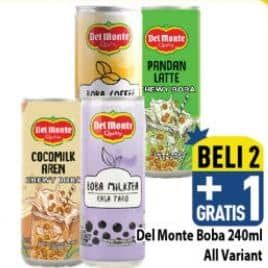 Del Monte Boba Drink 240 ml Beli 2 Gratis 1