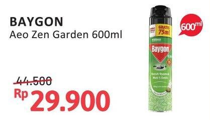 Promo Harga Baygon Insektisida Spray Zen Garden 600 ml - Alfamidi