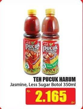 Promo Harga TEH PUCUK HARUM Minuman Teh Jasmine, Less Sugar 350 ml - Hari Hari