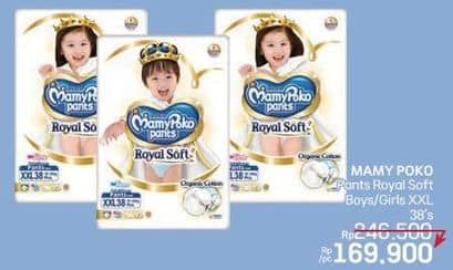 Promo Harga Mamy Poko Pants Royal Soft XXL38 38 pcs - LotteMart