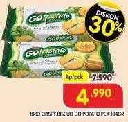 Promo Harga SIANTAR TOP GO Potato Biskuit Kentang Original 104 gr - Superindo