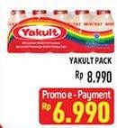 Promo Harga YAKULT Minuman Sehat 5 pcs - Hypermart