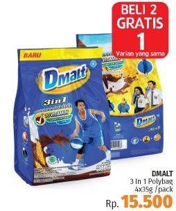 Promo Harga DMALT 3in1 per 4 sachet 35 gr - LotteMart