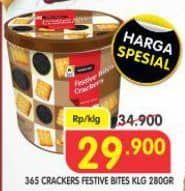 Promo Harga 365 Crackers Festive Bites 280 gr - Superindo