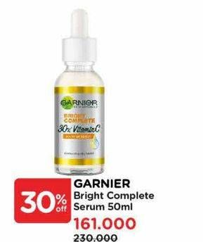 Promo Harga Garnier Booster Serum Light Complete Vitamin C 50 ml - Watsons