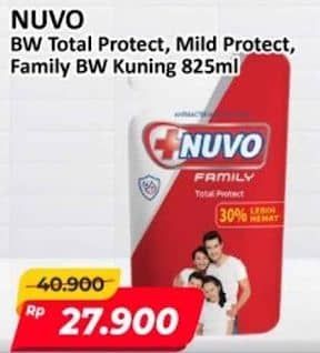 Promo Harga Nuvo Body Wash Total Protect, Mild Protect 825 ml - Alfamart
