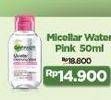 Promo Harga GARNIER Micellar Water Pink 50 ml - Indomaret