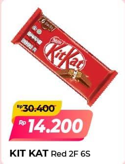 Promo Harga Kit Kat Chocolate 2 Fingers 102 gr - Alfamart