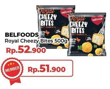 Promo Harga BELFOODS Royal Nugget Cheezy Bites 500 gr - Yogya