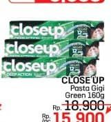 Promo Harga Close Up Pasta Gigi Everfresh Menthol Fresh 160 gr - LotteMart