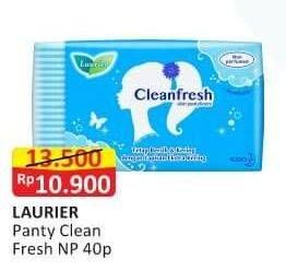 Promo Harga Laurier Pantyliner Cleanfresh NonPerfumed 40 pcs - Alfamart