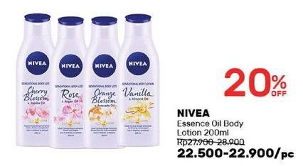 Promo Harga NIVEA Sensational Body Lotion 200 ml - Guardian