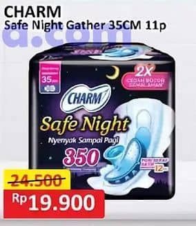 Promo Harga Charm Safe Night Gathers 35cm 11 pcs - Alfamart