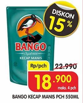 Promo Harga BANGO Kecap Manis 550 ml - Superindo