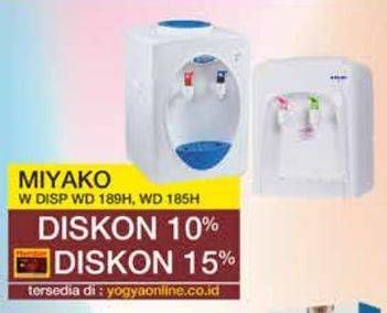 Promo Harga Miyako WD-189 H/WD-185 H Water Dispenser  - Yogya