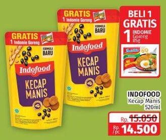 Promo Harga INDOFOOD Kecap Manis 520 ml - Lotte Grosir