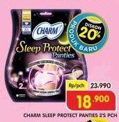 Promo Harga Charm Sleep Protect Plus Panties 2 pcs - Superindo