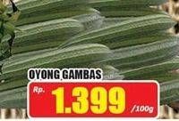 Promo Harga Oyong Gambas per 100 gr - Hari Hari