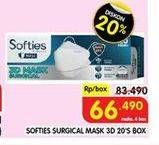 Promo Harga SOFTIES Masker Surgical Mask 20 pcs - Superindo