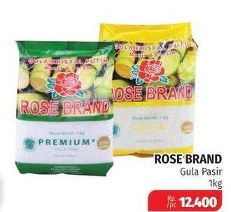 Promo Harga ROSE BRAND Gula Kristal Putih 1000 gr - Lotte Grosir