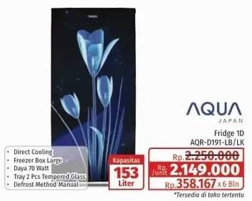 Promo Harga Aqua AQR-D191-LB/LK  - Lotte Grosir