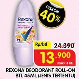 Promo Harga REXONA Deo Roll On 45 ml - Superindo