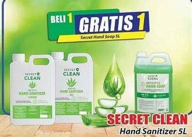Promo Harga SECRET CLEAN Hand Sanitizer 5 ltr - Hari Hari