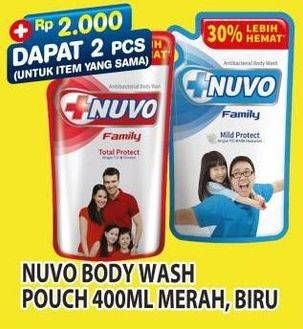 Promo Harga Nuvo Body Wash Mild Protect, Total Protect 450 ml - Hypermart