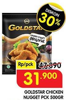 Promo Harga Goldstar Chicken Nugget 500 gr - Superindo