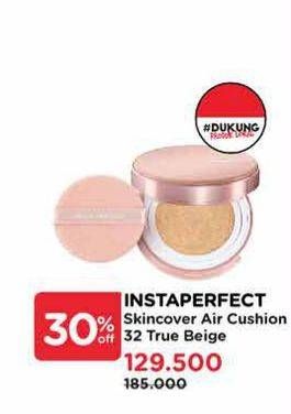 Promo Harga Wardah Instaperfect Skincover Air Cushion 32 True Beige 11 gr - Watsons