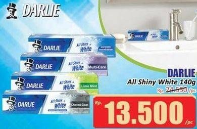 Promo Harga DARLIE Toothpaste All Shiny White 140 gr - Hari Hari