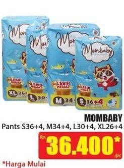 Promo Harga Mom Baby Baby Pants S36+4, M34+4, L30+4, XL26+4  - Hari Hari