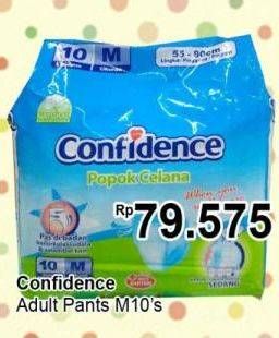 Promo Harga CONFIDENCE Adult Diapers Pants M10 10 pcs - TIP TOP
