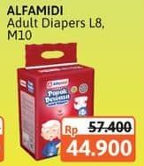 Promo Harga Alfamidi Popok Dewasa L8, M10 8 pcs - Alfamidi