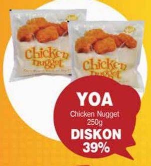 Promo Harga YOA Chicken Nugget 250 gr - Yogya