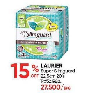 Promo Harga Laurier Super Slimguard Day 22.5 Cm 20 pcs - Guardian