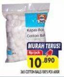 Promo Harga 365 Cotton Ball per 100 pcs 60 gr - Superindo