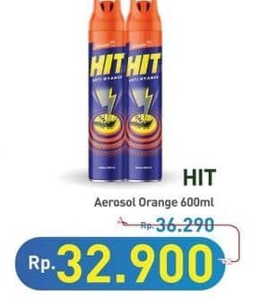 Promo Harga HIT Aerosol 600 ml - Hypermart