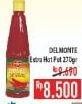 Promo Harga DEL MONTE Sauce Extra Hot Chilli 270 ml - Hypermart