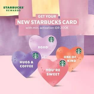 Promo Harga Get your New Starbucks Card  - Starbucks