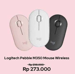 Promo Harga Logitech Mouse LOG-M350  - Erafone