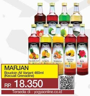 Promo Harga MARJAN Syrup Boudoin All Variants 460 ml - Yogya