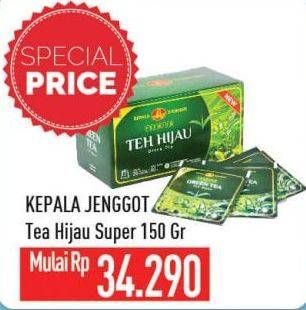 Promo Harga Kepala Djenggot Teh Celup Green Tea Super per 3 sachet 50 gr - Hypermart