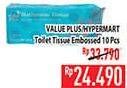 Promo Harga Value Plus/Hypermart Toilet Tissue  - Hypermart