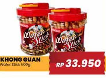 Promo Harga Khong Guan Wafer Stick Chocolate 500 gr - Yogya