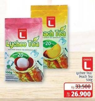 Promo Harga Choice L Lychee Tea 500 gr - Lotte Grosir