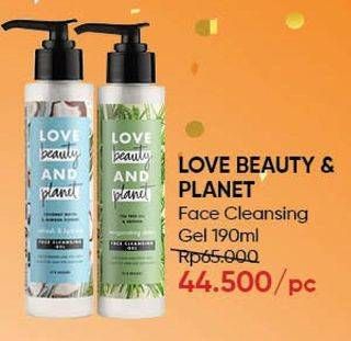 Promo Harga LOVE BEAUTY AND PLANET Face Cleansing Gel All Variants 125 ml - Guardian