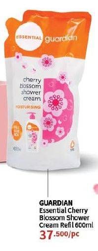 Promo Harga Guardian Essential Silky Shower Cream Cherry Blossom 600 ml - Guardian
