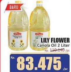 Promo Harga Lily Flower Canola Oil 2000 ml - Hari Hari
